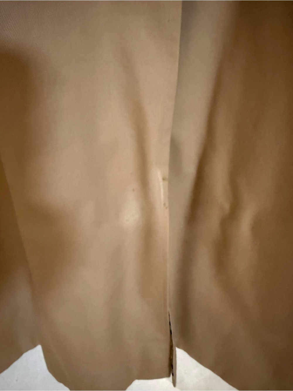 Burberry Beige Women's Trench Coat with Gold Lining Detail - Picture 6 of 11
